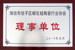 潍坊市坊子区碳化硅陶瓷行业协会理事单位